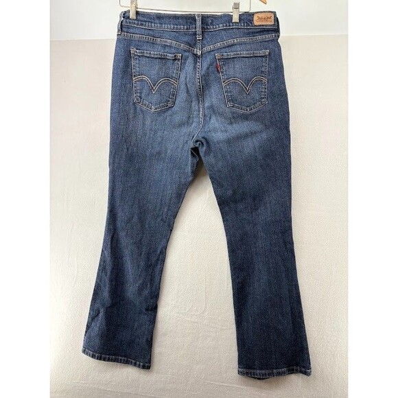 Levis 515 Jeans Size 14 M Womens Boot Cut Stretch Blue Denim‎ - Picture 7 of 10